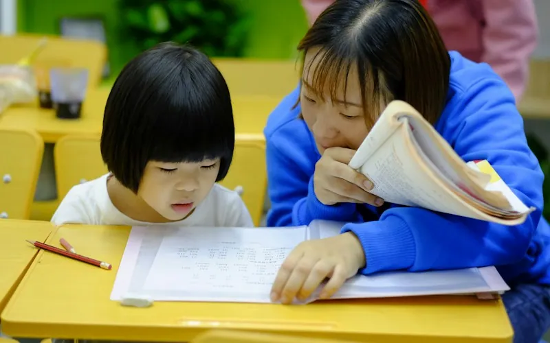 Parent and teacher meeting